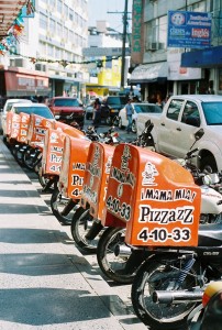 delivery scooters have low expenses. Not so good in the winter though